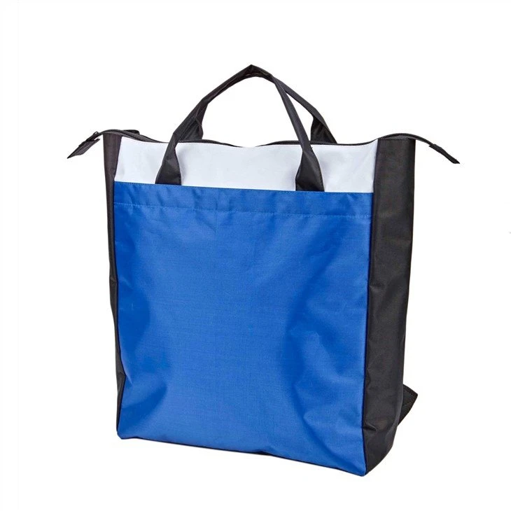 dark blue tote bag