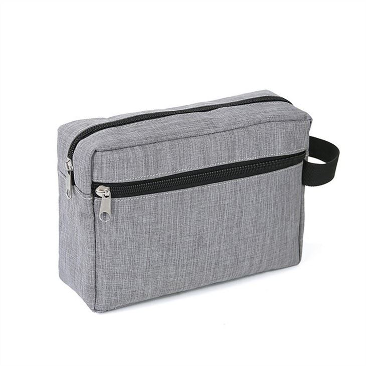 zippered cosmetic bag