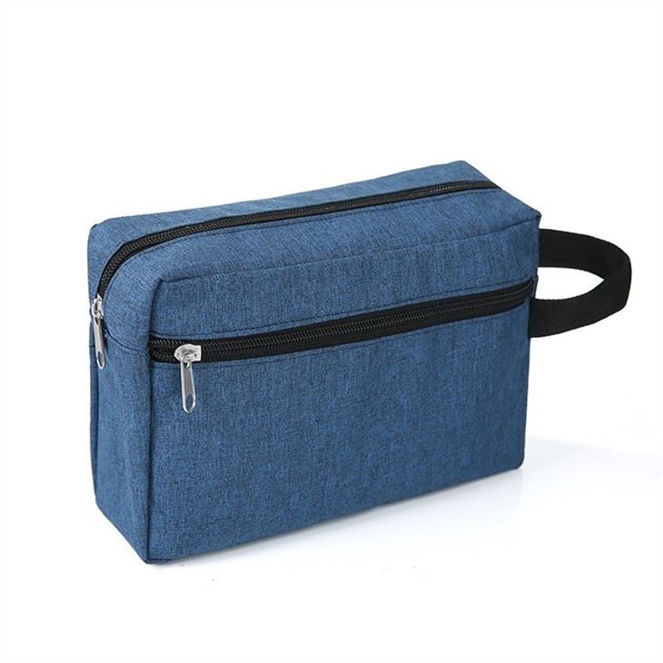 navy blue makeup bag
