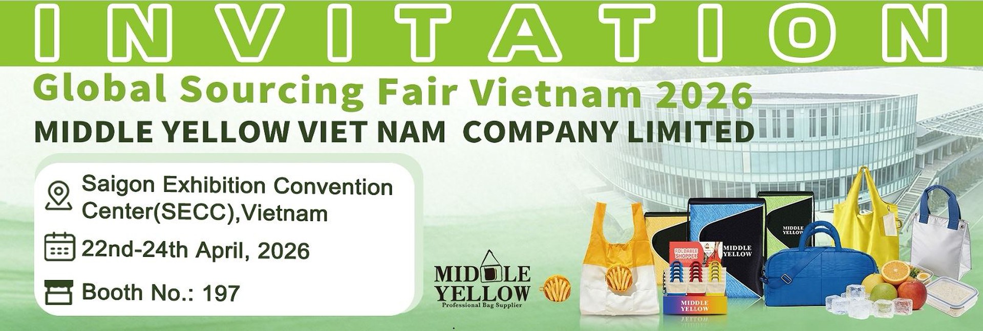 Invitation to the Chicago Household Goods Exhibition